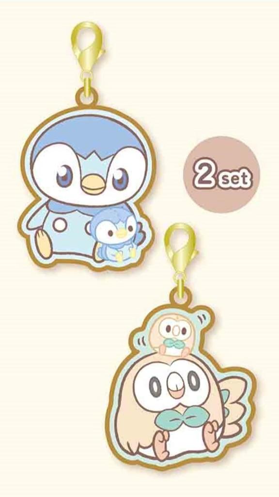 Poke Piece Мягкая игрушка Серия Металлический набор подвесок Piplup Mokuro [Marimo Craft] & PKP-181