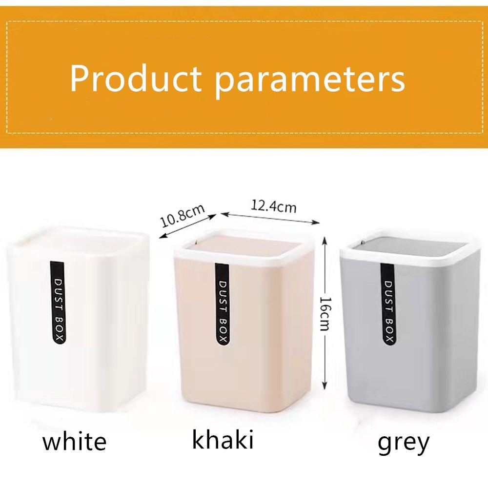 Lightweight Storage bucket 360 Degree Shake cover Trash can Sundries Barrel Mini Small Waste Bin