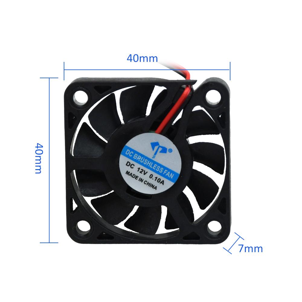 5PCS DC4007 DC Cooling Fan DC 5V 12V 24V 40X40X7mm Micro Slim Cooling Fan PC CPU VGA Cooler
