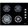 Plaque Au Gaz Cata CCI6031 60 Cm Noir (4 Cuisinière) - CATA - Table De Cuisson Au Gaz - Verre Trempé - Noir