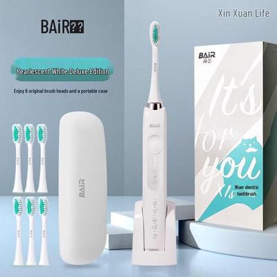 BAIR X1s+PLUS Перезаряжаемая звуковая электрическая зубная щетка вилка CN (адаптер в комплекте)