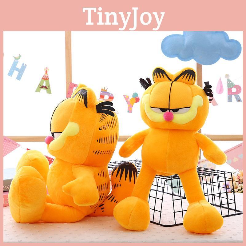 Большая плюшевая игрушка Гарфилд Мягкая подушка из хрустальной ткани Идеальный подарок на день рождения для девушки