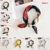 Gifts Women Small Vintage Square Scarf Silk Feel Satin Head Neck Hair Tie Band