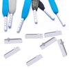 10Pcs Metal Shoe Lace Tips Replacement Head Bullet Aglets Diy Accessories
