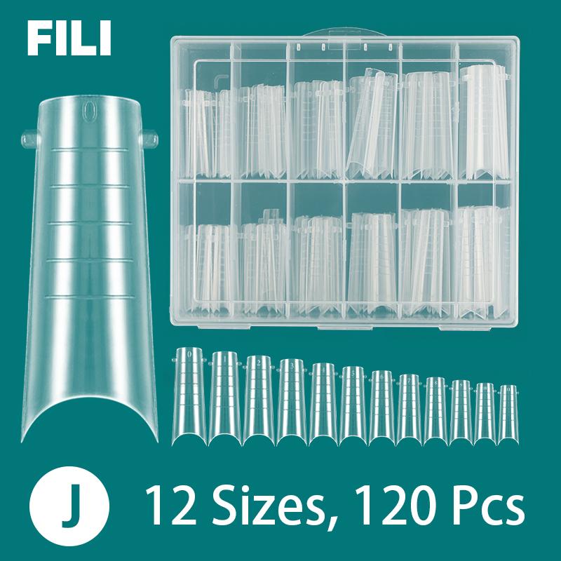 Многоразовый маникюрный инструмент, полное покрытие, стилет, гроб, миндалевидные ногти, УФ-гель, пластиковая форма для быстрого наращивания ногтей, двойные формы
