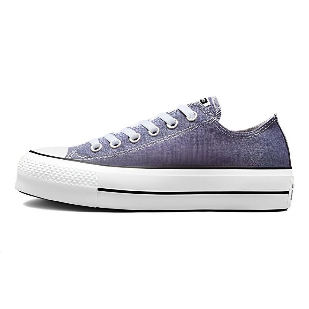 Converse Кеды унисекс Chuck Taylor All Star Lift Platform Low Slate Lilac Фиолетовый Белый Черный A06179C