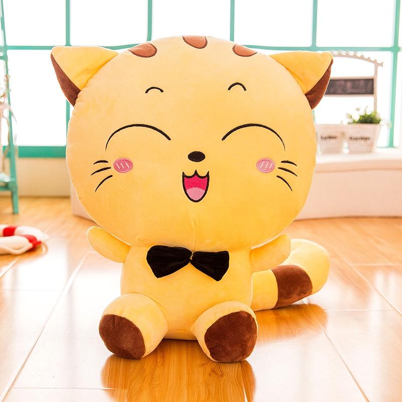 Очаровательный Кот Котенок Плюшевая Игрушка Талисман Мягкая Кукла Новогодний Подарок Декор