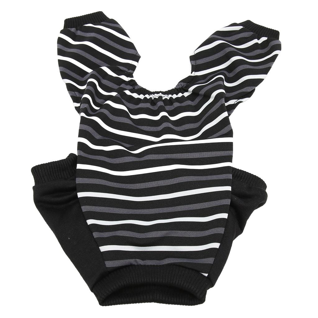 Dog Pajamas Warm Comfortable Stretchy 4 Legs Striped Dog Pajamas for Small Dogs Cats Sleeping XL