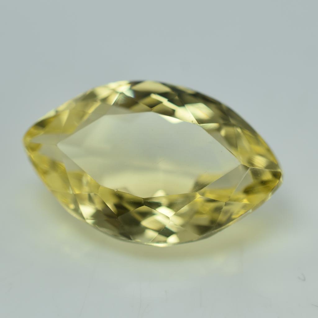 17.60 Ct Lab-Created Loose Gemstone Yellow Topaz Marquise Cut