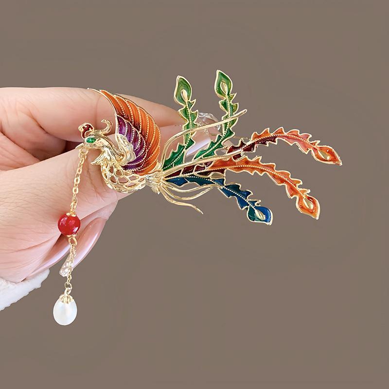 Ретро китайская брошь с кисточкой в виде бабочки и цветка – элегантный аксессуар для чонсама