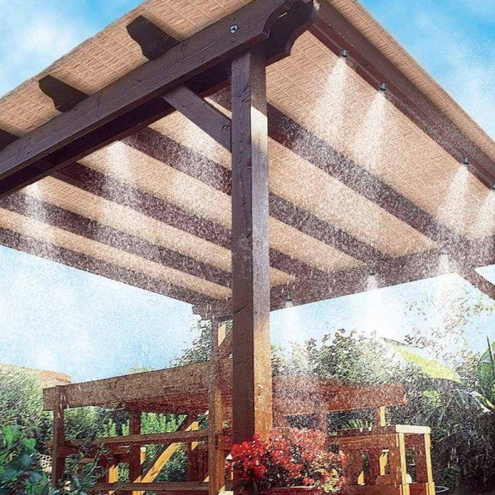 Outdoor Misting Kit - SHOP-STORY - BRUMI20M - 20M - 23 Nozzles - Reduces Temperature 20°C