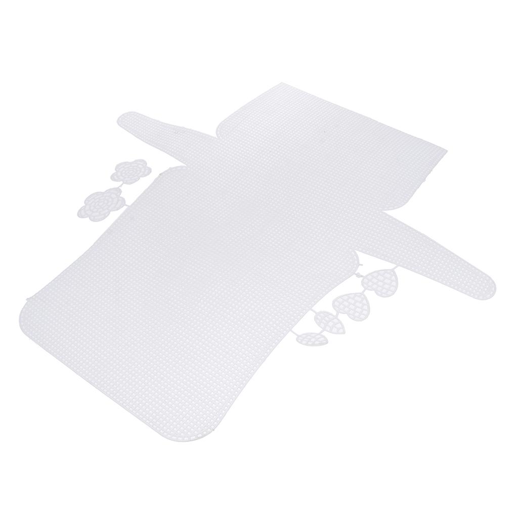 Пустой ковер, зацепляющий сетчатый холст для изготовления сумок, поделок своими руками