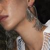 Серьги-кисточки HangZhi U-образной формы в европейском американском стиле, большие модные вечерние украшения-подарок для женщин, новые