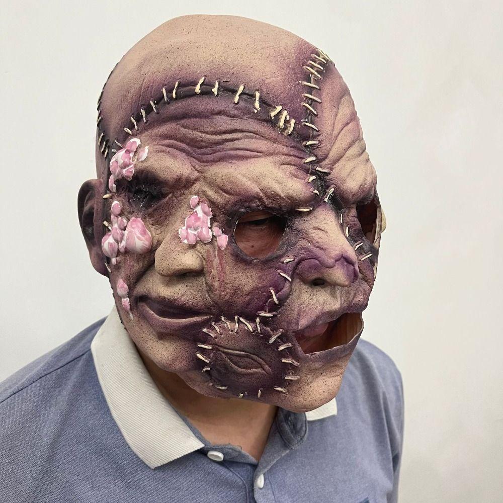 Realistic Halloween Scary Mask Latex Cosplay Costume Mask Performance Prop