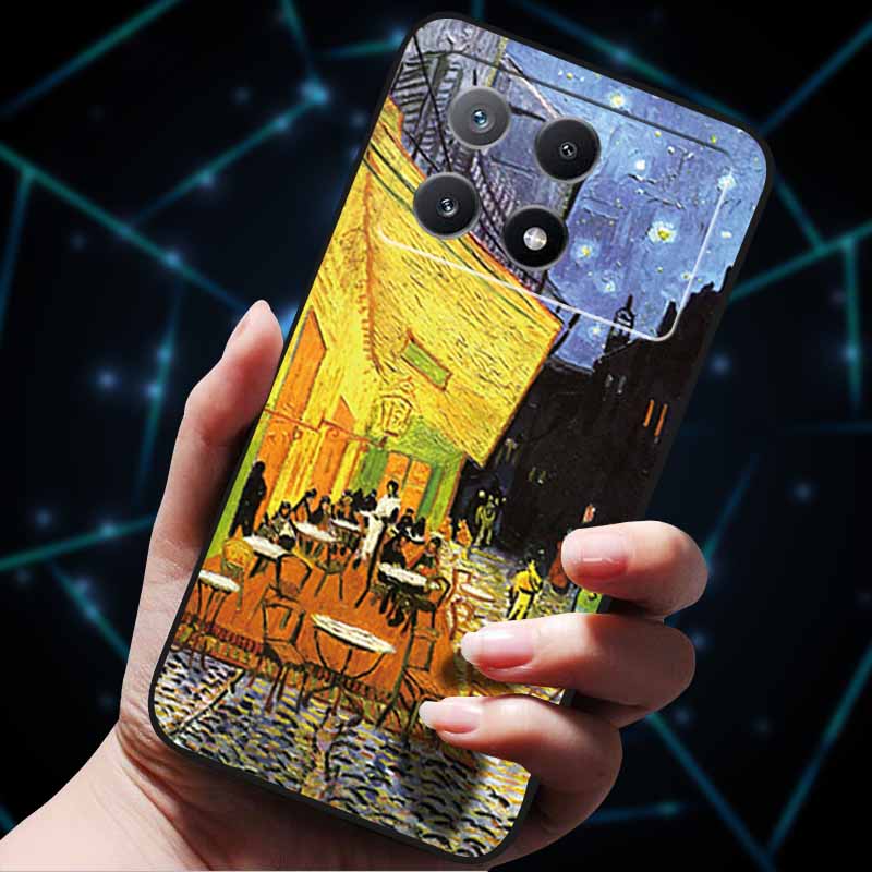 3D Flowers Emboss Fundas For Poco X6 Pro Case Soft Silicone Phone Case for Xiaomi Poco X6 Pro Poco X 6 Pro X6Pro Pocox6 Pro Bags