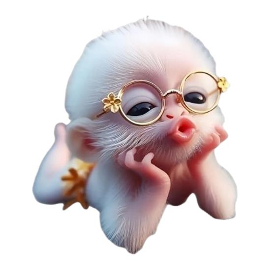 Подвеска для автомобиля Мультяшная надутая обезьянка Шарм Акриловая подвеска Легкая 2D Рюкзак Автоаксессуар Автомобиль