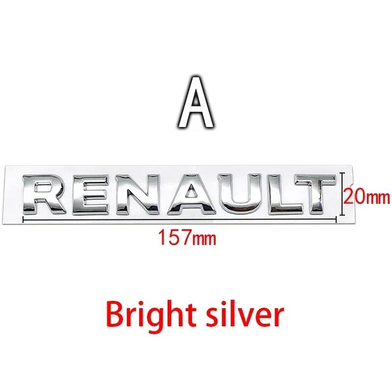 Колпаки на колеса для Renault Megane 2 3 4 RS Grand Scenic Clio Captur Duster Trafic Logan 3D ABS Автомобильный Буквенный Задний багажник Значок эмблема