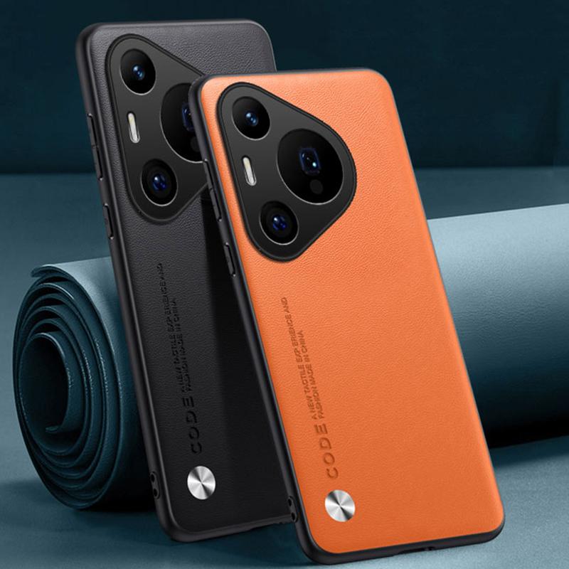 Роскошный чехол из ПУ-кожи для Huawei Pura 70 Pro, задняя крышка, силиконовый, ударопрочный, чехол для телефона с полной защитой для Huawei Pura70 Pro