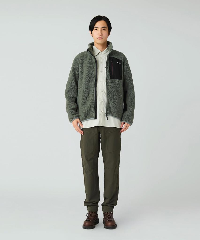 Snow Peak Polartec Thermal Pro Boa Fleece Jacket Outer and Size M SPF-JK-25AU906, Jacket, Men's Women's, Gray,