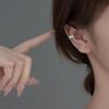 Korean Elegant Leaf Ear Clip: Adjustable, Non-Piercing, Fairy Forest Series Earrings