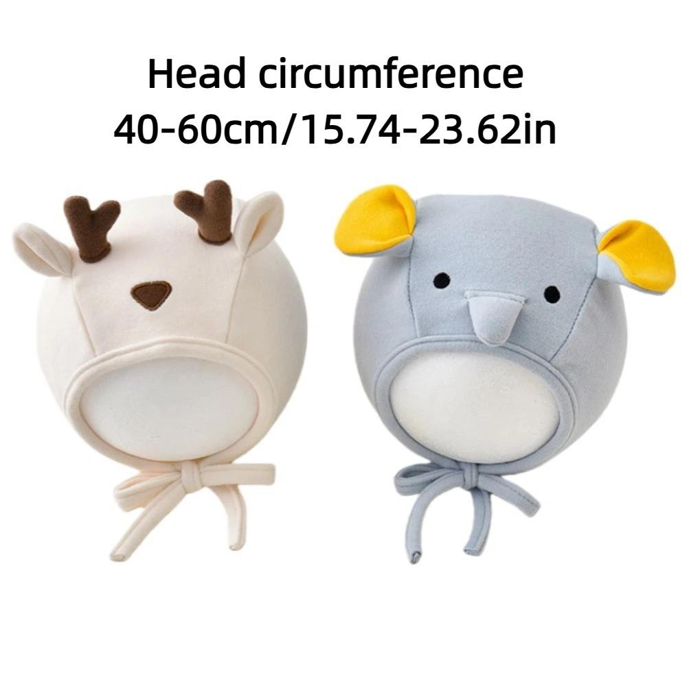 Cartoon Animals Kid Ear Protection Hat Soft Baby Winter Plush Hats For 8-18 Months