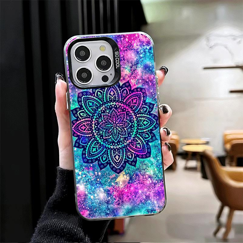 Mandala Sunflower Dreamy Style Soft Phone Case for iPhone 15 16 17 Pro Max 17Air 16E 14 Plus 13 12 Mini Shockproof Cover Back Sh