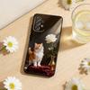 Художественная Масляная Живопись Кот Чехол для Телефона Для Samsung S26,S25,S24,S21,S22,S23,S30,Ultra,S20,Plus,Мягкий Силиконовый Черный Чехол