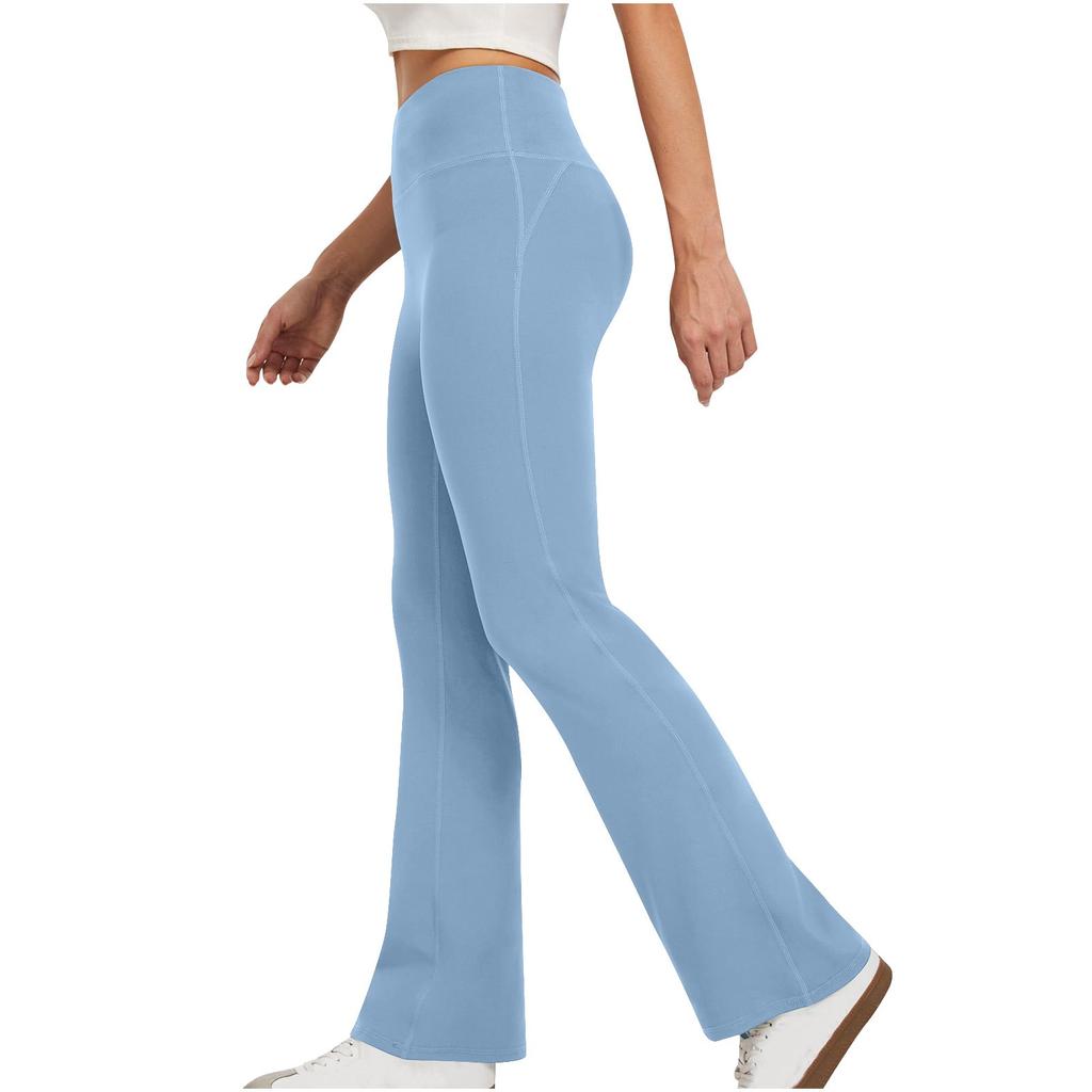 Women's Casual Business Work Pants , Regular Micro Flared Yoga Pants