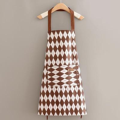 Модный новый фартук для готовки, бытовой кухонный сетчатый красный фартук с талией Yankee, женский корейский вариант водонепроницаемой маслостойкой одежды для работы