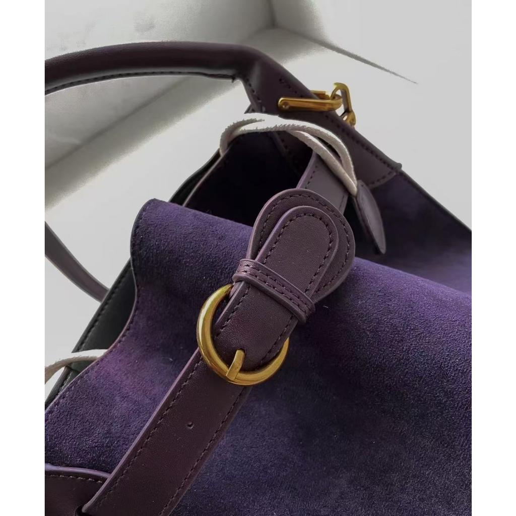 Purple, Velvet Bags, Bucket Bags, Women's Bags, Single-shoulder Bags, Crossbody Bags