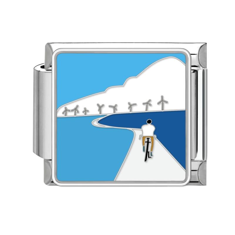 Синяя Ночь Звездное Небо Луна Звезда Кошки Собака Сердце Бабочка Итальянские Шармы-Звенья Подходят для 9мм Браслета из Нержавеющей Стали Женщины DIY Изготовление