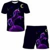 Children Mrrio-Bro Clothing Sets Summer Boys Girls Short Sleeves T shirts+Short Pants 2pcs Suits Kids Clothes Outfits 4-14 Years