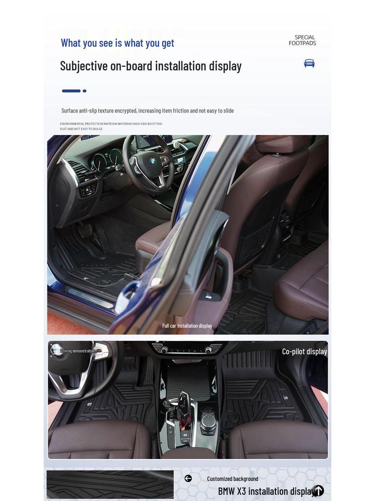 TPE Waterproof Floor Mats for Suzuki Ertiga 7-Seater RHD: Non-Slip, Odorless, Wear-Resistant, Eco-Friendly