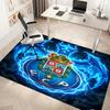 1pc FC Porto LOGO Print Area Rug - Soft, Washable Non-Slip Indoor Mat, Living Room, Home Office Decorative Rug,Office Decorative