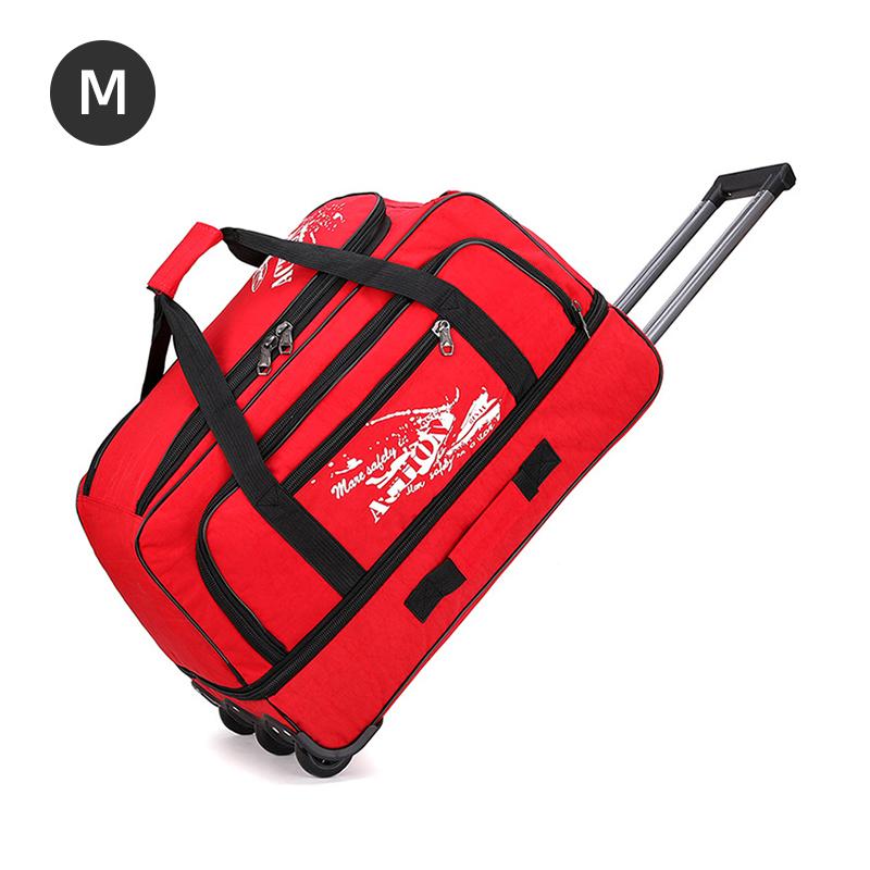 Оксфордский холст дорожная сумка на колесах Компактный водонепроницаемый складной багаж большой вместимости унисекс