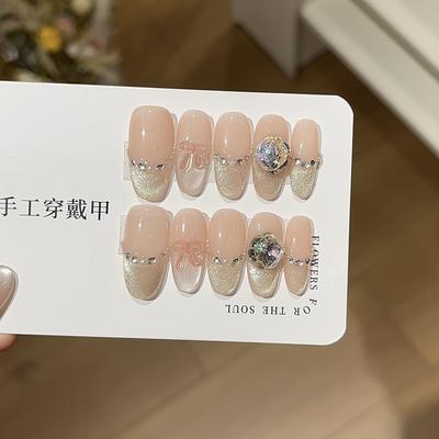 Нежные доспехи в стиле Миу, сладкие, ломающие лук, бриллианты, белые и сверкающие кошачьи глаза