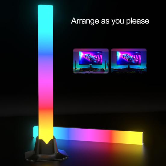 Светодиодная RGB-подсветка, питание от USB, окружающее освещение, пульт дистанционного управления, изменяющая цвет подсветка игрового телевизора с 8 динамическими режимами для монитора в комнате ПК, стол