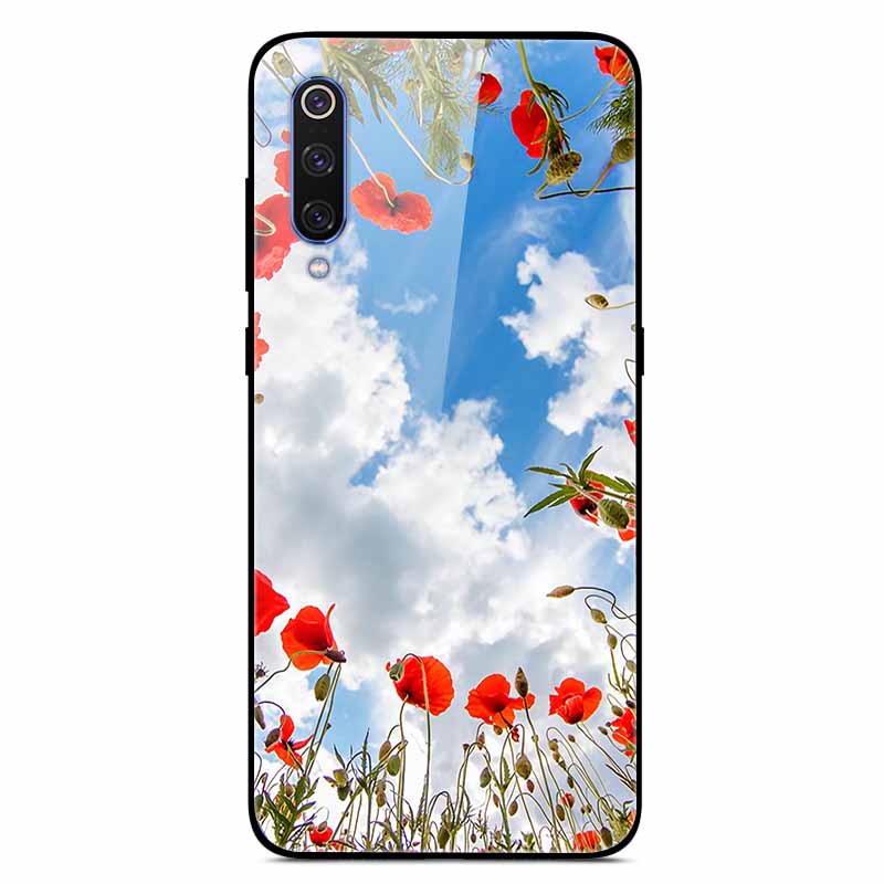 Чехлы для Xiaomi Mi A3 Роскошные Чехлы для Телефона из Закаленного Стекла Космические для Xiaomi MI 9 Lite Чехол 9lite MiA3 Жесткий Защитный Задний Корпус