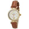 J-AXIS Women's HL194-BR (Women's Watch Quartz Cream/Brown Sun Flame) Round Watch Brown Alloy Analog