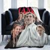 Винтажное одеяло Jamie Campbell Фланелевое Летнее Многофункциональное Легкое Плед для Кровати Дивана Покрывало