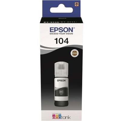 Epson Комплект чернил для заправки Epson EcoTank 104 - Черный - Струйный - 4500 страниц - 1 шт.(s) (C13T00P140)
