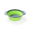 Foldable Silicone Colander Set: Easy-to-Store Round Kitchen Drain Baskets