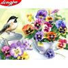 5d Diamond Painting Full Square Accessories Flower Decor For Home Mosaic Bird Picture