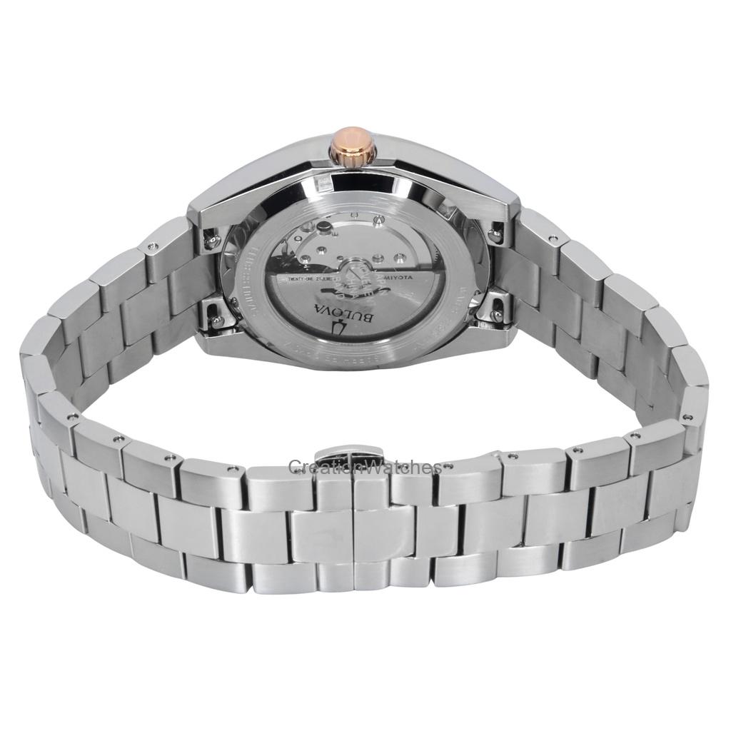 BULOVA Surveyor Нержавеющая сталь бордовый циферблат автоматические 98B422 мужские часы