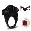 Rechargeable Silicone Vibration Lock Ring for Men Delayed Masturbation Device - Penis Ring for Couples To Share a Flirty Play Ring