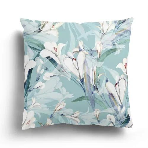 Декоративная наволочка с растительным цветочным узором для дивана в машину, квадратная подушка, наволочка