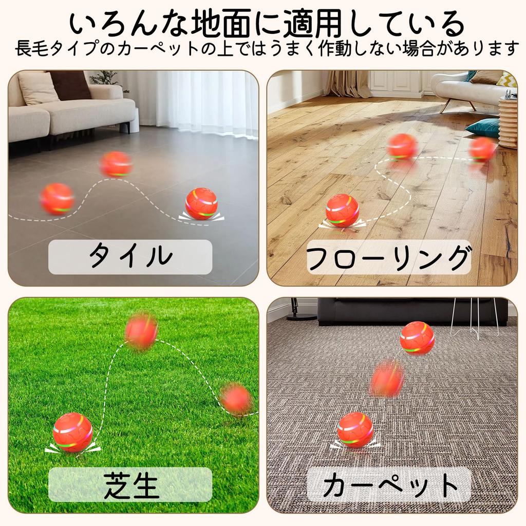 Мяч для собак Bateruni, автоматическая движущаяся собака с USB-пультом, два рабочих электрических питомца, диаметр маленький, средний, большой, оранжевая игрушка, вращение, светящийся, мяч,