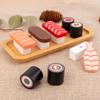 Children's Wooden Simulation Playhouse Sushi Group Food Cognitive Suit Toy