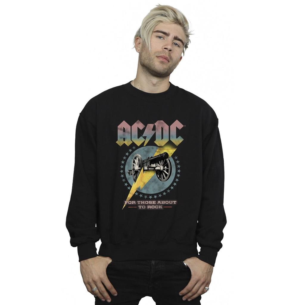 ACDC Mens For Those About To Rock Sweatshirt