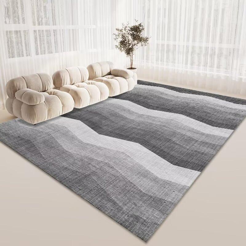Nordic Style Living Room Sand Coffee Table Carpet, Bedroom Full Of Crystal Velvet Carpet, Study Dining Room Large Area Floor Mat